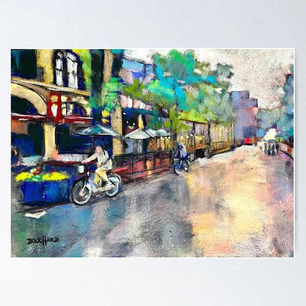 Bixi in the rain Poster