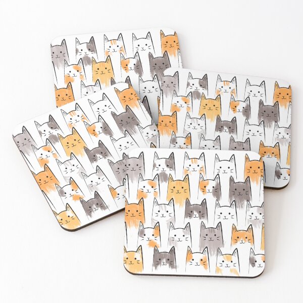 Item preview, Group of Cats designed and sold by Fia Soisson.