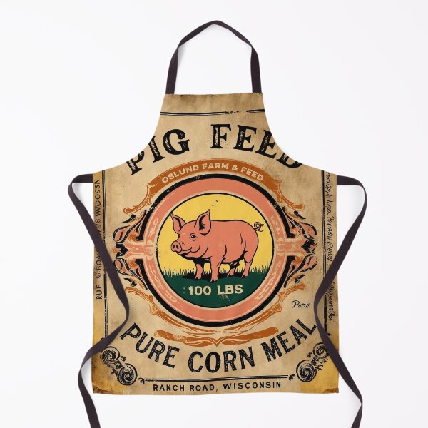 Item preview, Vintage Pig Feed Sack designed and sold by Marcee Duggar.