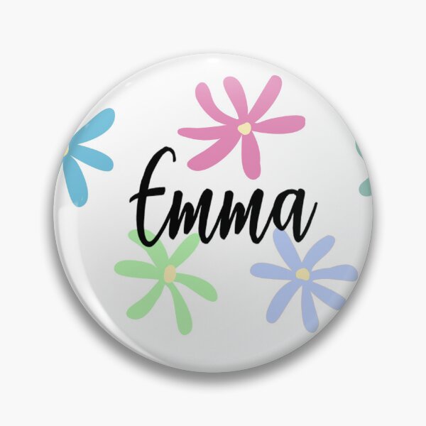 Item preview,  Emma Name with Flower Design designed and sold by ClearAndHappy.