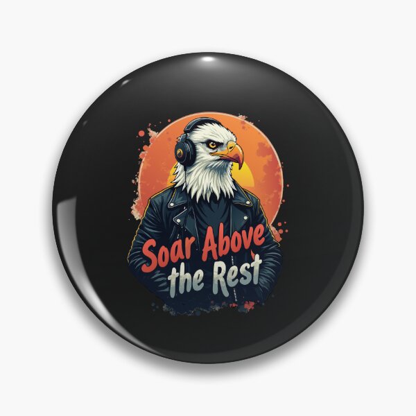 Item preview, Soaring Eagle Rocker - Motivational Pop Art designed and sold by funartegy.