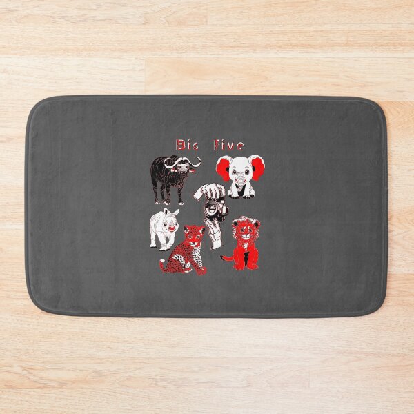 Item preview, Whimsical Big Five Wildlife Safari Adventure designed and sold by 4rpixs.