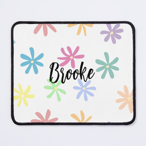 Item preview, Brooke Name with Flower Design designed and sold by ClearAndHappy.