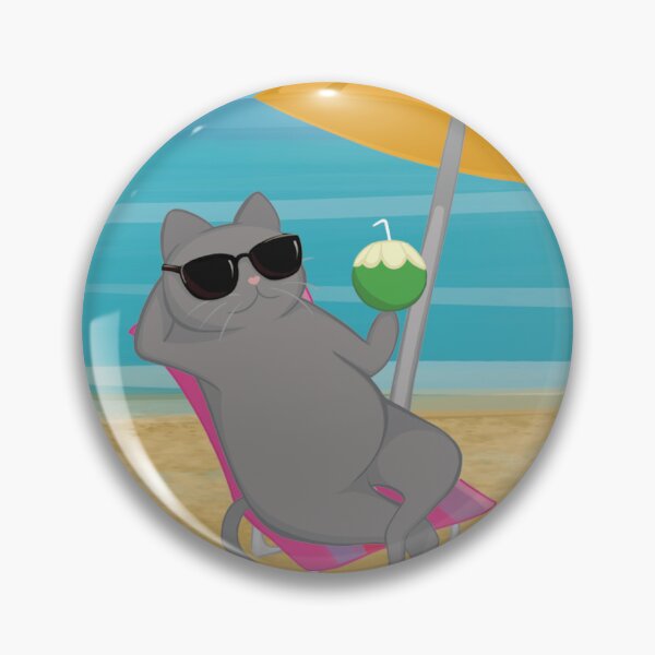 Item preview, Beach cat designed and sold by nnnicolez.