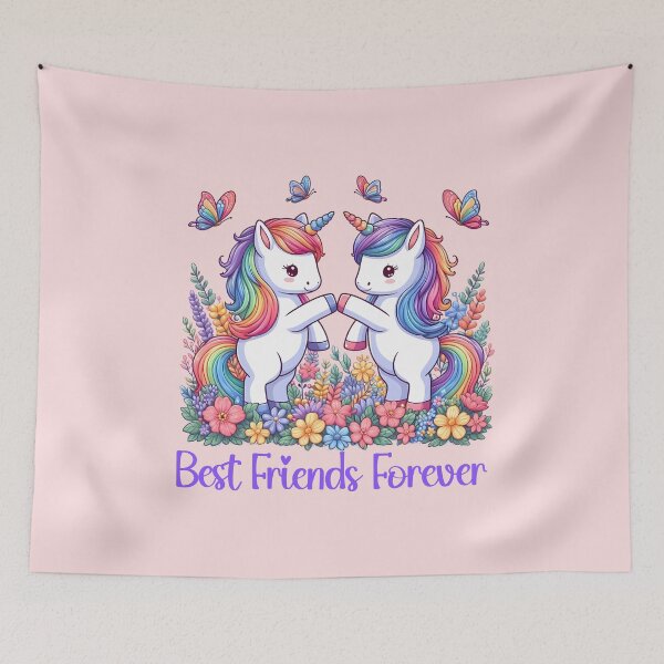 Item preview, BEST FRIENDS FOREVER CUTE UNICORN BFF LOVE FRIENDSHIP TRUST designed and sold by NiibDesigns.