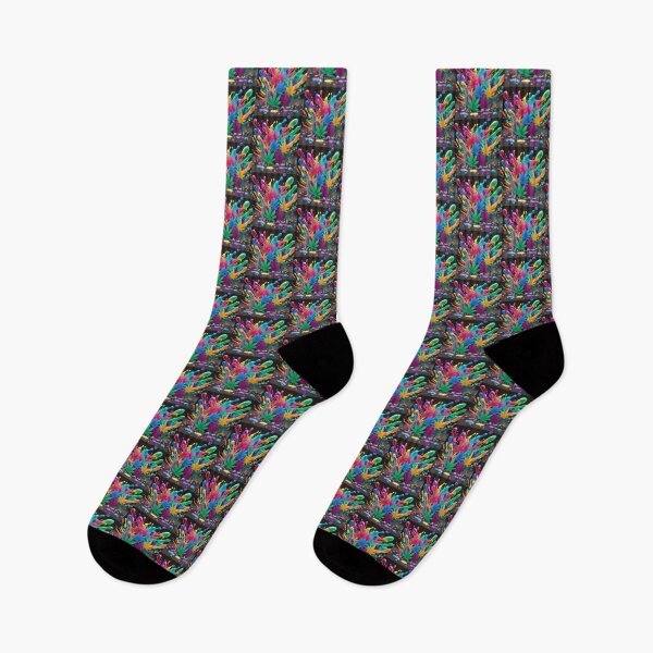 Item preview, Colorful Marijuana Leaves With Liquid Paint Splatters -Multi designed and sold by JLEmporium.