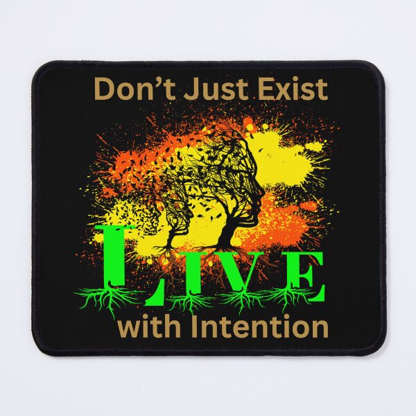 Item preview, Live with Intention Motivational Art designed and sold by TOA Timeless Original Apparel.