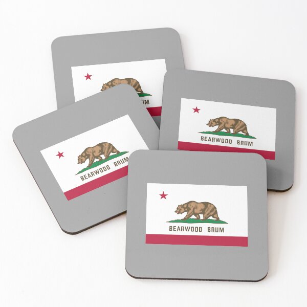 Item preview, Bearwood Brum California Flag Tribute designed and sold by retrobrum.