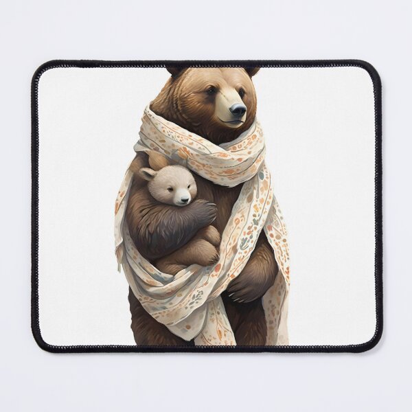 Item preview, Gentle bear hugging a smaller bear designed and sold by HeartWaveTreasures.