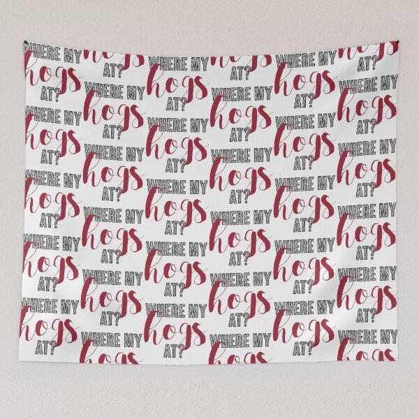 Item preview, Where My Hogs At? designed and sold by Spike The Punch Design Co..