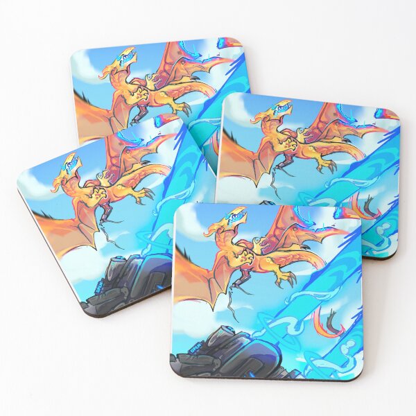 Item preview, dragon battling robot designed and sold by feeshfosh.