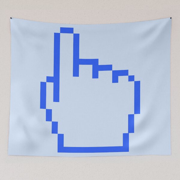 Item preview, Retro Pointer Cursor (blue)- UX Designer | Product Designer | UI Designer Stickers designed and sold by PoshPixel.