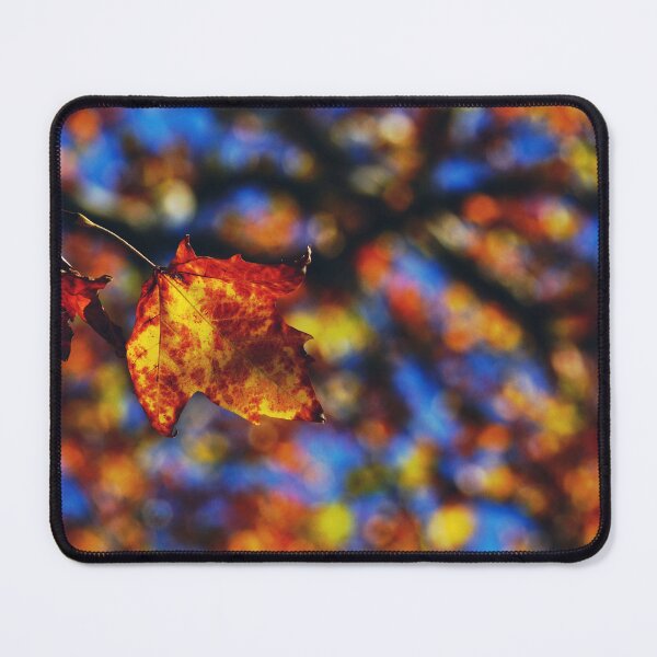 Item preview, Colorful Leaves in Fall - Nature Bokeh Photography designed and sold by CarolinaReina.