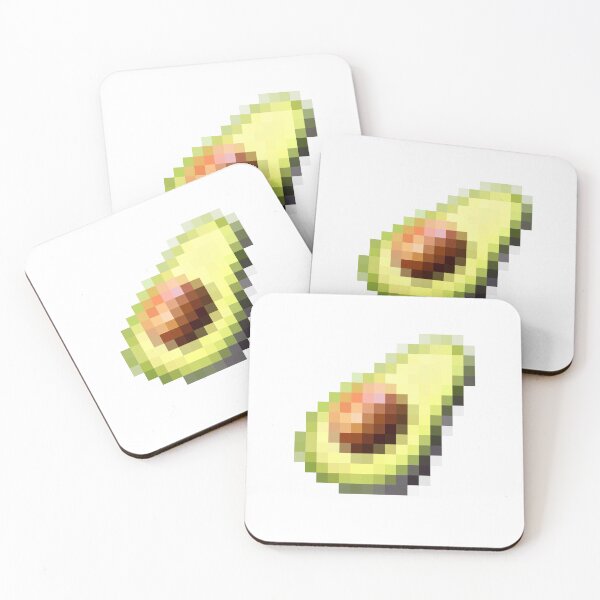 Item preview, Avocado emoji pixelated  designed and sold by Bastos Ghed ⭐⭐⭐⭐.
