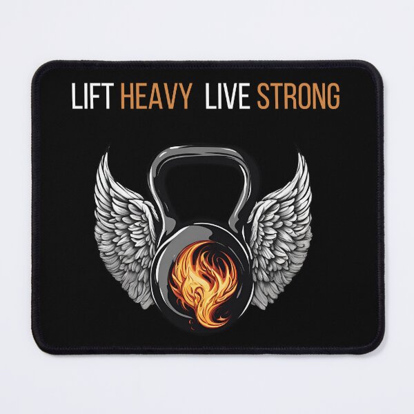 Item preview, Winged Kettlebell Fitness Design Black Version designed and sold by Creastore.