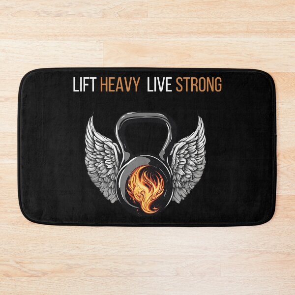 Item preview, Winged Kettlebell Fitness Design Black Version designed and sold by Creastore.