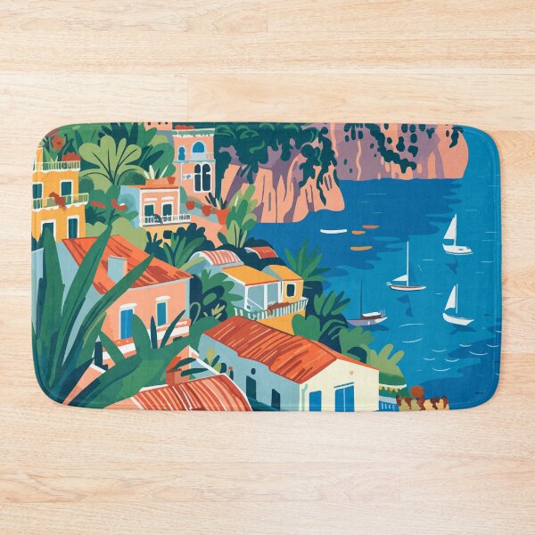 Artikelvorschau, Capri Insel Italien Minimalistisch entworfen und verkauft von LVTFCOarts.