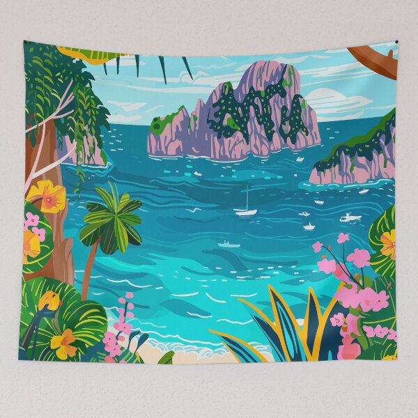 Item preview, Capri Island Art Aesthetic designed and sold by LVTFCOarts.
