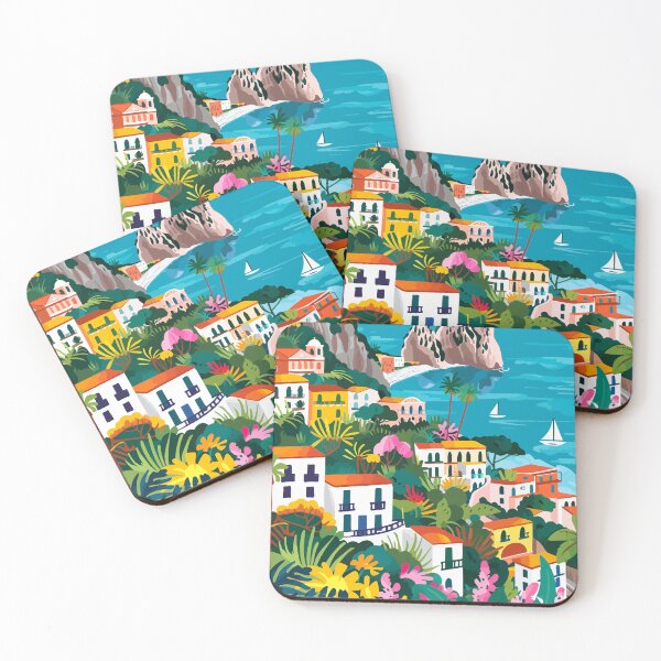 Item preview, Isla de Capri Campania Italia Minimalista designed and sold by LVTFCOarts.
