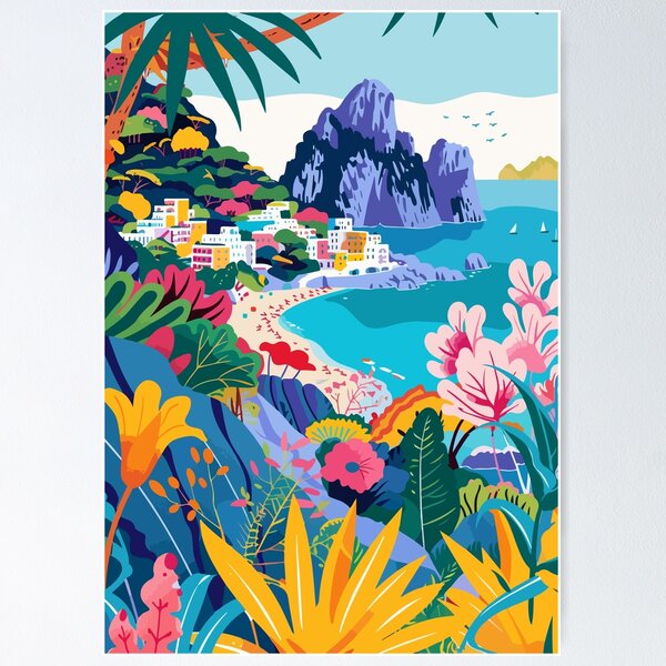 Item preview, Arte Italia Campania Isla de Capri designed and sold by LVTFCOarts.