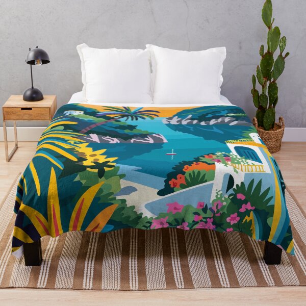 Item preview, Capri Island Nature Italy Illustration designed and sold by LVTFCOarts.