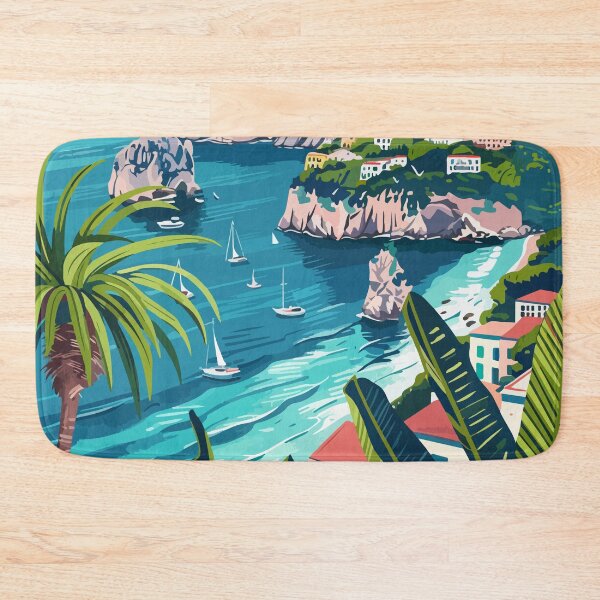 Artikelvorschau, Capri Island Kunst Ästhetische Illustration entworfen und verkauft von LVTFCOarts.