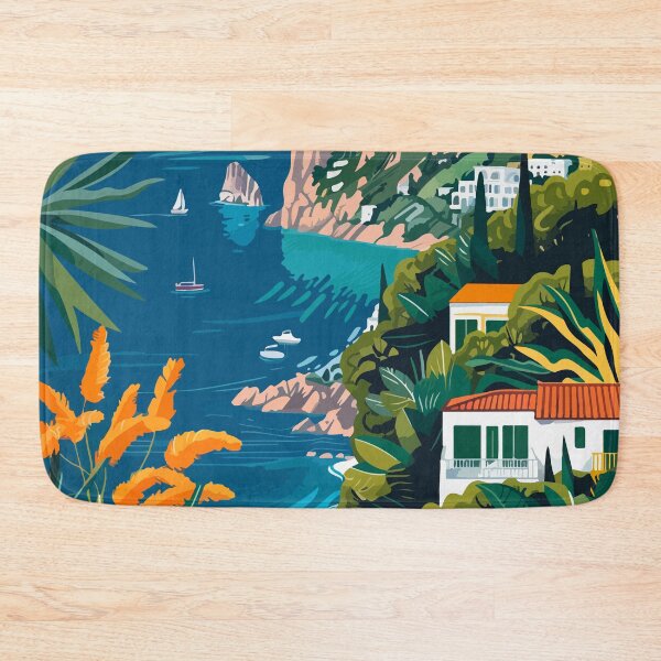 Artikelvorschau, Capri Insel Kampanien Italien Kunst Illustration entworfen und verkauft von LVTFCOarts.