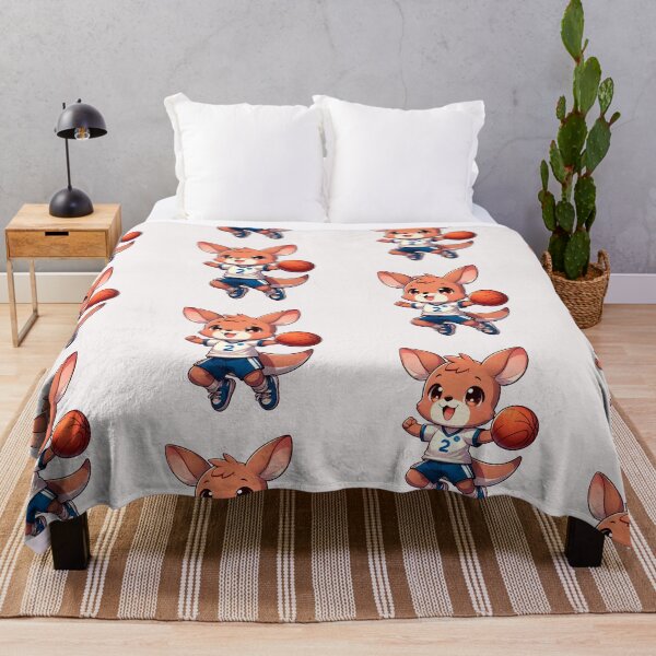 Item preview, Kawaii Kangaroo in Basketball Uniform designed and sold by Targa-desing.