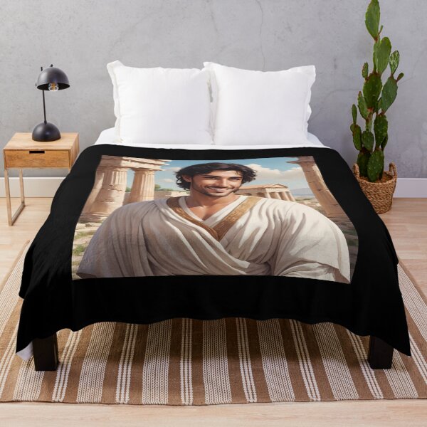 Item preview, Dark haired Greek man designed and sold by AICreativeArts.