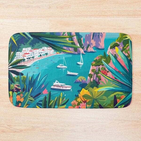 Artikelvorschau, Capri Insel Natur Kampanien Italien Illustration entworfen und verkauft von LVTFCOarts.