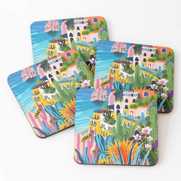 Item preview, Ilustración minimalista de la isla de Capri, Campania, Italia designed and sold by LVTFCOarts.