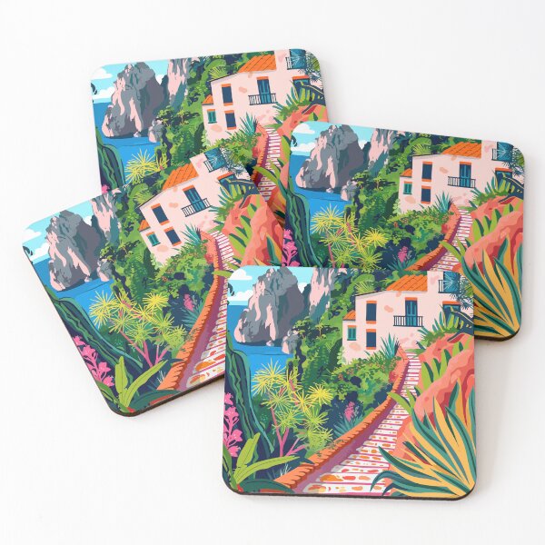 Item preview, Ilustración estética del arte de la isla de Capri en Campania designed and sold by LVTFCOarts.