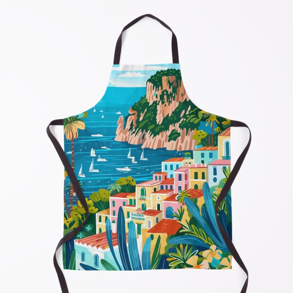 Aperçu de l'œuvre Illustration de l'île de Capri en Italie créée et vendue par LVTFCOarts.