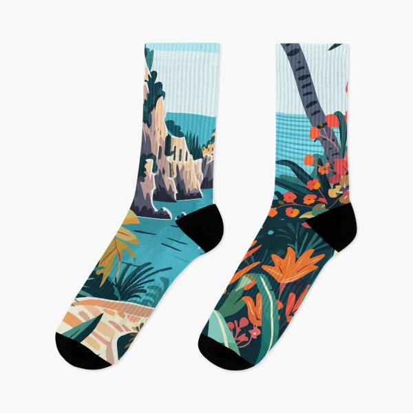 Item preview, Italy Aesthetic Capri Island Illustration designed and sold by LVTFCOarts.
