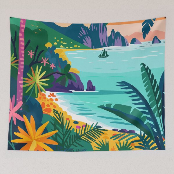 Artikelvorschau, Natur Italien Capri Insel Illustrationnd entworfen und verkauft von LVTFCOarts.
