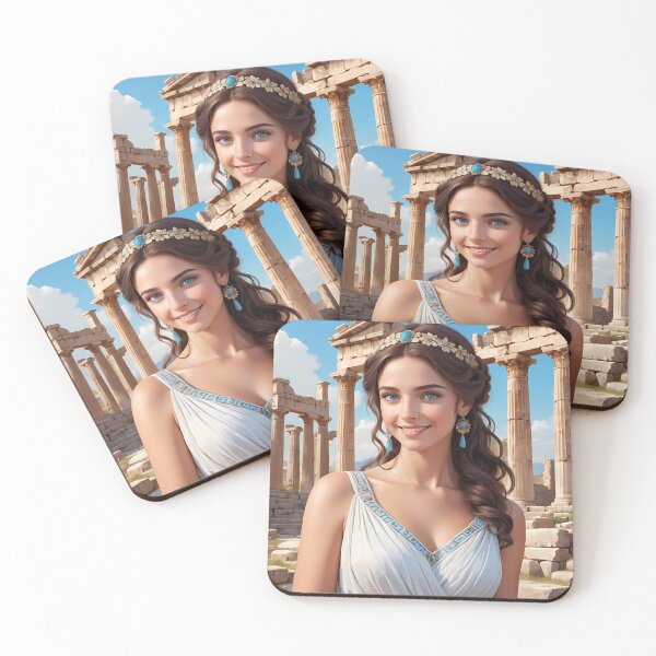 Item preview, Beautiful Greek woman designed and sold by AICreativeArts.