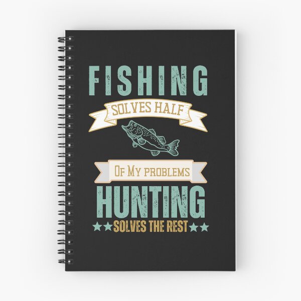 Item preview, Funny Fishing Solves Half My Problems designed and sold by AlienOccupation.