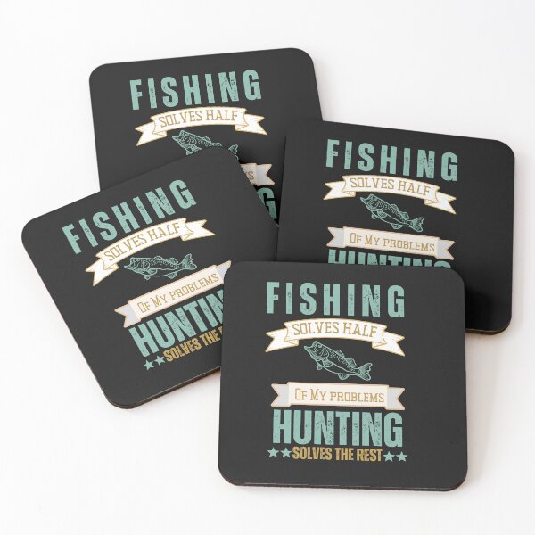 Item preview, Funny Fishing Solves Half My Problems designed and sold by AlienOccupation.