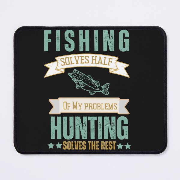 Item preview, Funny Fishing Solves Half My Problems designed and sold by AlienOccupation.