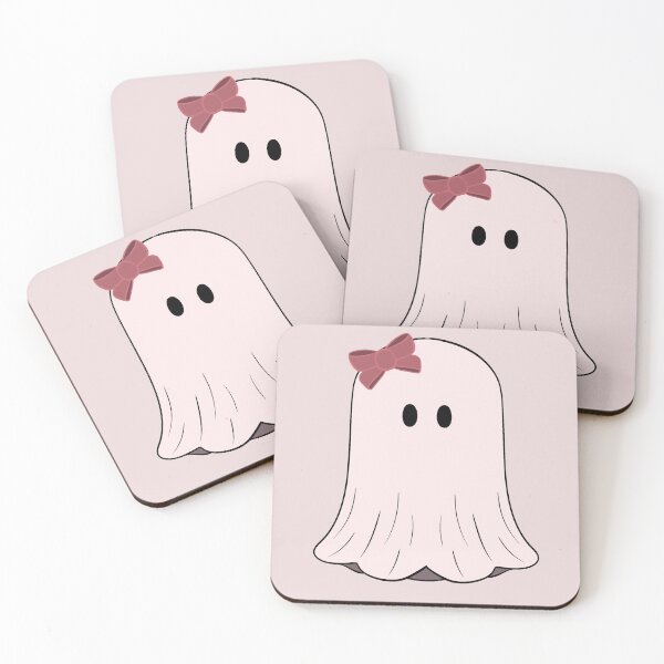 Item preview, Cute Pink Ghost designed and sold by NamasteDoodles.