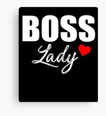 Süße Boss Lady T-Shirts Frau Boss Lady Shirt Leinwanddruck