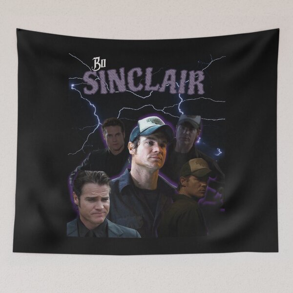Item preview, Bo Sinclair Retro Tee designed and sold by Linibird.