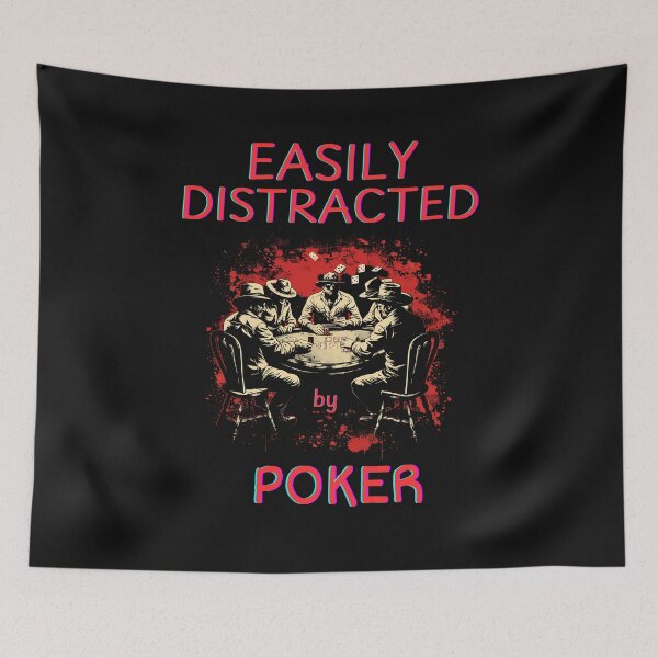 Item preview, Easily Distracted by Poker designed and sold by OwlWorks.