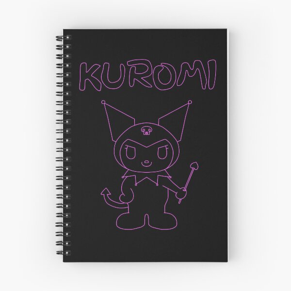 Artikelvorschau, Kuromi (rosa Umriss) entworfen und verkauft von KaneWolfMusic.