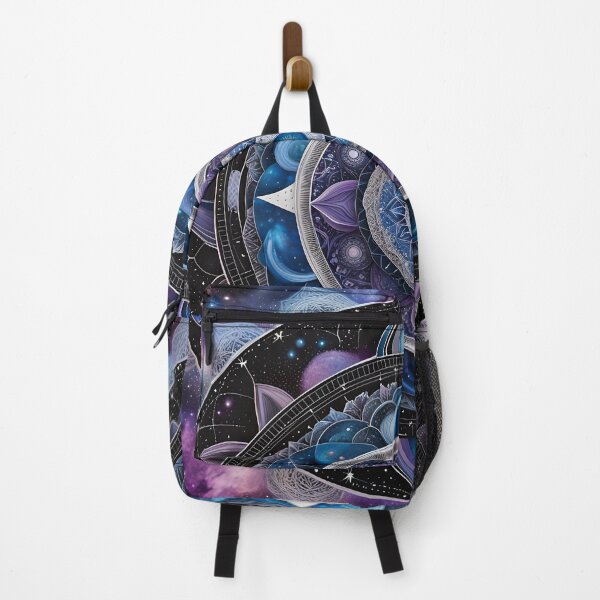 Item preview, Galactic Mandala: Cosmic Energy in Blue Hues designed and sold by MandalasShops.