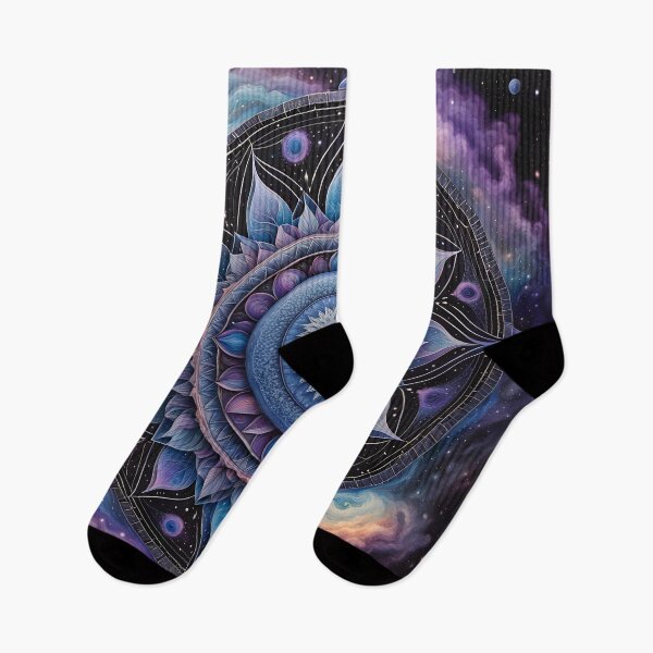 Item preview, Galactic Mandalas: Spiritual Cosmic Flower designed and sold by MandalasShops.