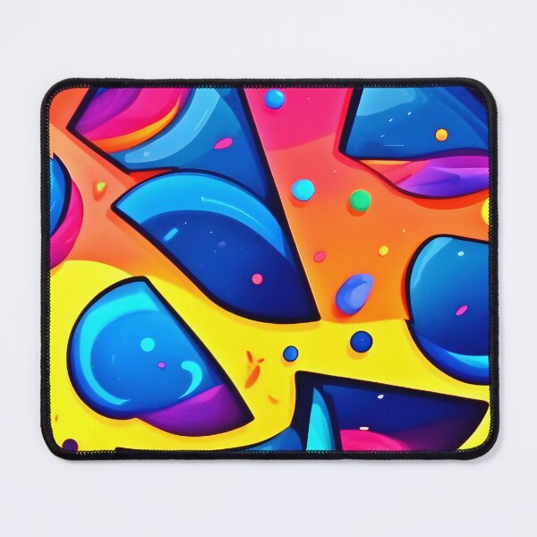 Item preview, Geometric Dreams in Vivid Hues designed and sold by Health And Fitness Posts e-Store.