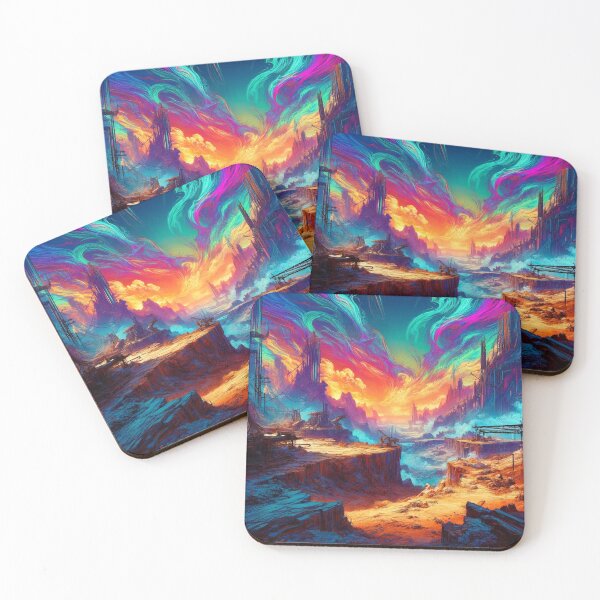 Item preview, Chromatic Realms: Surreal Landscapes of a Dystopian World vol.3 designed and sold by janarspixels.