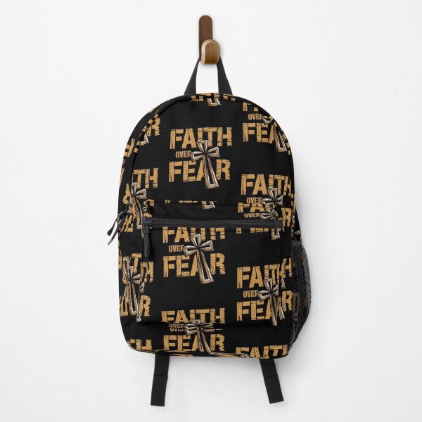 Item preview, Faith Over Fear Cross Design Christian designed and sold by Hananiah Merch.