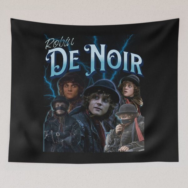 Item preview, Robin De Noir Retro Tee designed and sold by Linibird.